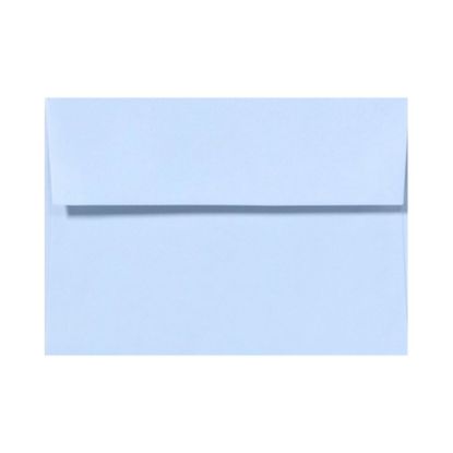 Picture of LUX Invitation Envelopes, A7, Peel & Stick Closure, Baby Blue, Pack Of 50