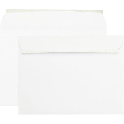 Picture of Quality Park 9 x 12 Booklet Envelopes with Self-Seal Closure - Catalog - #9 1/2 - 9in Width x 12in Length - 28 lb - Peel & Seal - Wove - 100 / Box - White