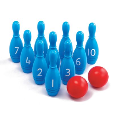 Picture of Edx Education Number Skittles, Blue/Red, Grades Pre-K To 2, Set Of 12 Skittles