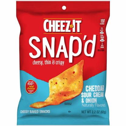 Picture of Keebler Snap-d Cheddar Sour Cream & Onion Crackers - 2.20 oz - 6 / Carton