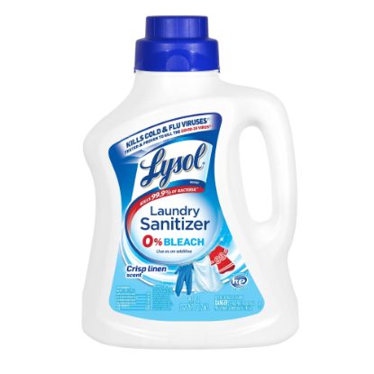 Picture of Lysol Laundry Sanitizer, Crisp Linen, 90 Oz, Carton Of 4 Bottles