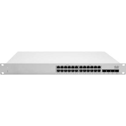 Picture of Meraki MS225-24 Ethernet Switch - 24 Ports - Manageable - Gigabit Ethernet, 10 Gigabit Ethernet - 10/100/1000Base-T, 10GBase-X - 3 Layer Supported - Modular - Power Supply - Twisted Pair, Optical Fiber