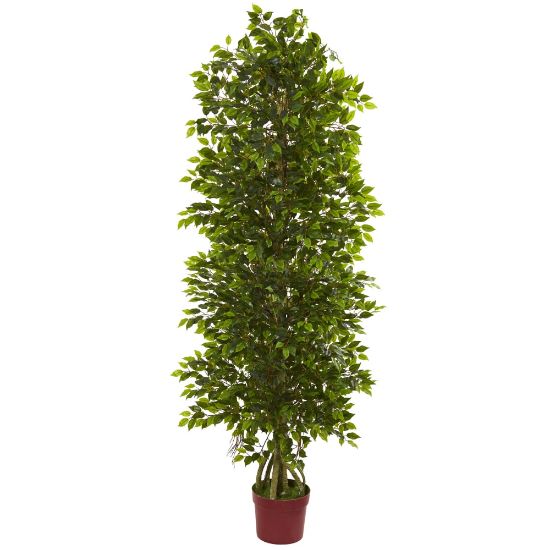 Picture of Nearly Natural 6ftH 4-Tier Mini Ficus Tree, Green