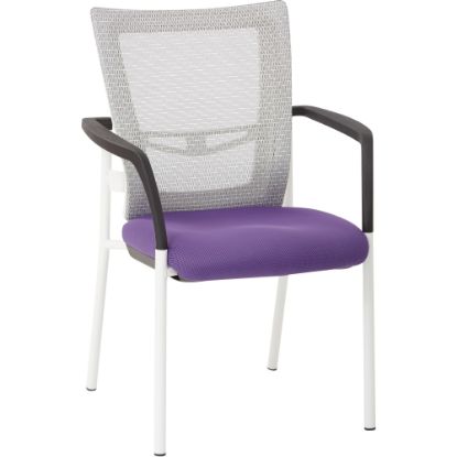 Picture of Office Star Low-Back Mesh Visitors Chair, Purple