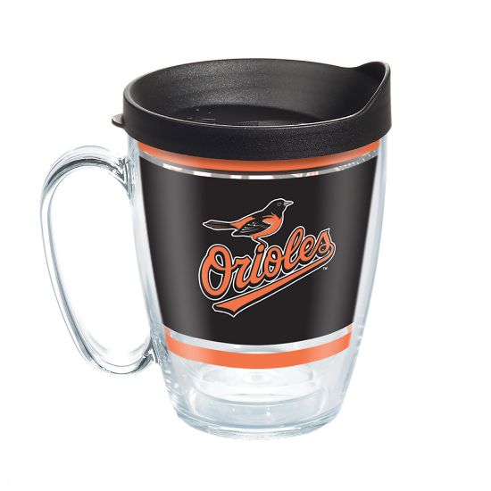 Picture of Tervis MLB Legend Coffee Mug With Lid, 16 Oz, Baltimore Orioles