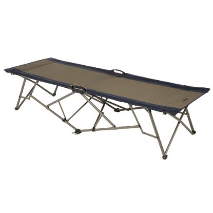 Picture of Kamp-Rite Ez Fold Cot, Twin, Tan/Blue