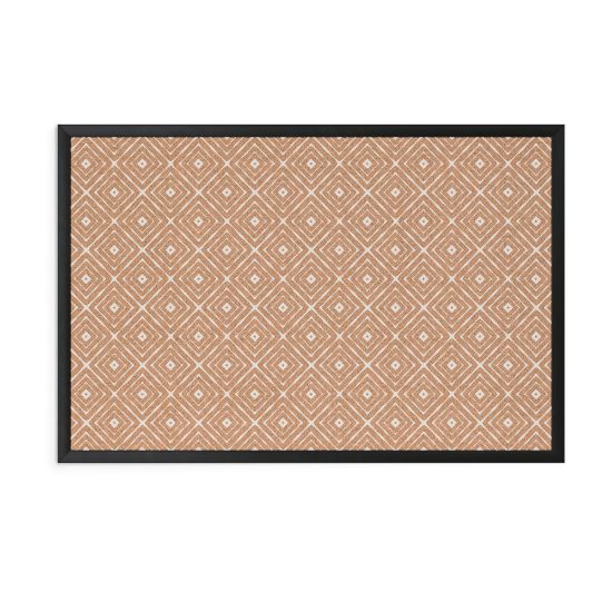 Picture of U Brands Fashion Cork Bulletin Board, 36in X 24in, Black Wood Frame, Actual Size 35in X 23in (2884U00-01)