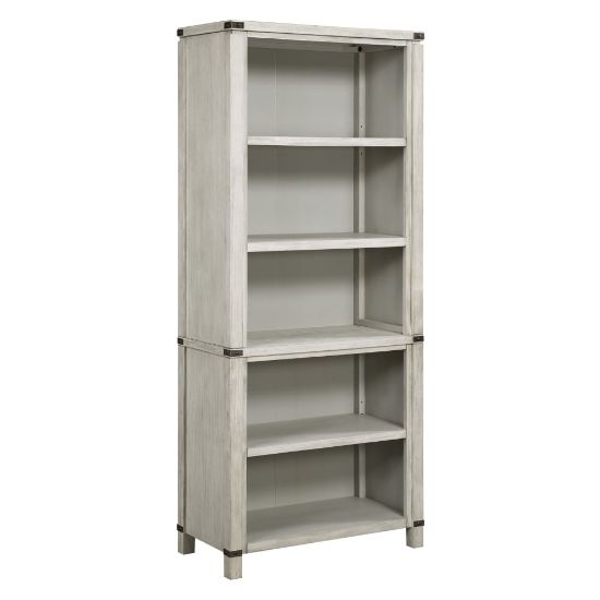 Picture of Office Star Baton Rouge 73inH 5-Shelf Bookcase, Champagne Oak