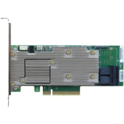 Picture of Intel Tri-Mode PCIe/SAS/SATA Full-Featured RAID Adapter, 8 Internal Ports - 12Gb/s SAS, Serial ATA/600 - PCI Express 3.0 x8 - Plug-in Card - RAID Supported - 0, 1, 10, 5, 50, 6, 60, JBOD RAID Level - 8 Total SAS Port(s) - 8 SAS Port(s) Internal