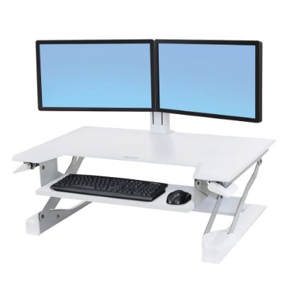 Picture of Ergotron WorkFit Dual Monitor Kit (white)