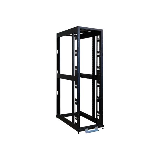 Picture of Tripp Lite 42U 4-Post Open Frame Rack Cabinet 36in Depth No Sides or Doors - Rack open frame - 4-post - black - 42U - 19in