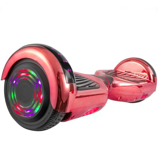 Picture of AOB Hoverboard With Bluetooth Speakers, Red Chrome