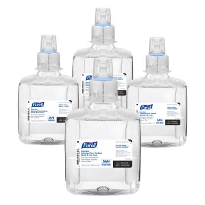 Picture of Purell Education Advanced Gentle And Free Hand Sanitizer Refill, 40.57 Oz, Pack Of 4 Refill Bottles