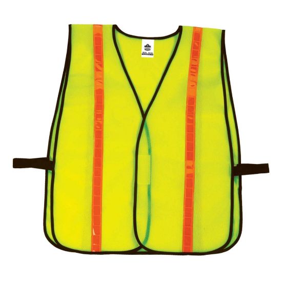 Picture of Ergodyne GloWear Safety Vest, Hi-Gloss Non-Certified, Lime, 8040HL