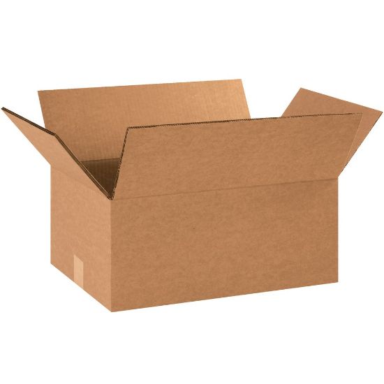 Picture of Partners Brand Double-Wall Heavy-Duty Corrugated Cartons, 18in x 12in x 6in, Kraft, Box Of 15