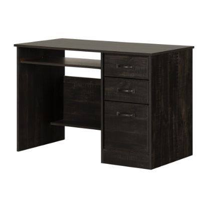 Picture of South Shore Farnel 45inW Computer Desk, Rubbed Black