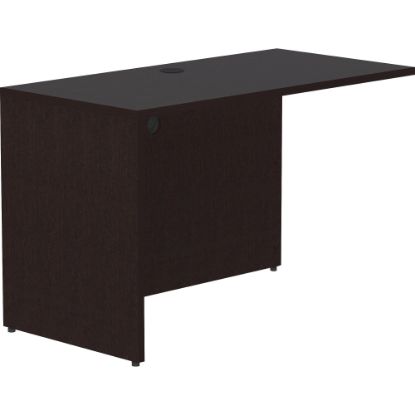 Picture of Lorell Essentials 48inW Desk Return, Espresso