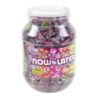 Picture of Now & Later Candies, Assorted Flavors, Jar Of 365