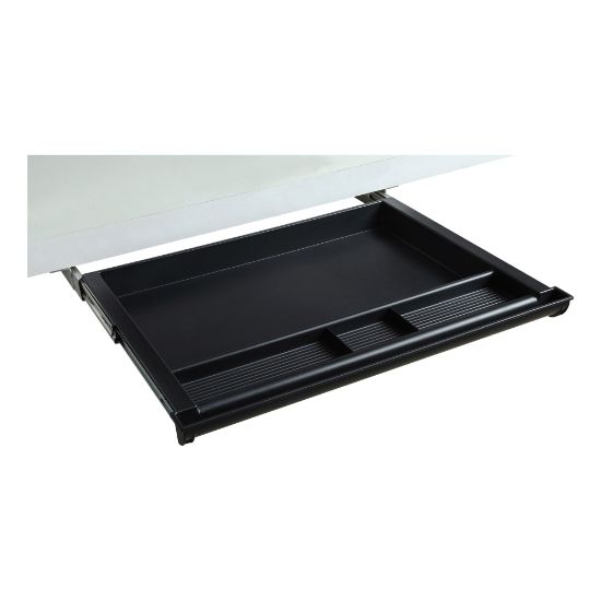 Picture of Lorell Laminate Desk 4-compartment Drawer, Black