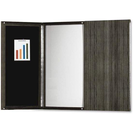 Picture of Mayline Presentation Non-Magnetic Dry-Erase Whiteboard, 48in x 48in, Gray Frame