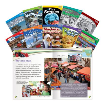 Picture of Teacher Created Materials TIME FOR KIDS Nonfiction Book Set, Set 1, Set Of 10 Books, Grade 3