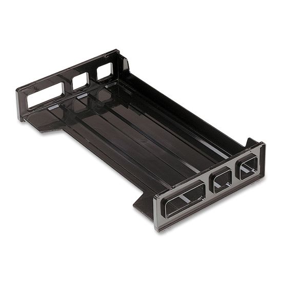 Picture of OIC Side-Loading Stackable Desk Tray, Legal Size, Black