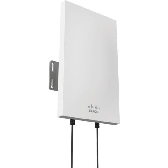 Picture of Meraki Dual-Band Sector Antenna (MA-ANT-27) - 2.4 GHz to 2.5 GHz, 5.15 GHz to 5.875 GHz - 12 dBi - Wireless Access PointPatch/Wall/Pole - N-connector Connector