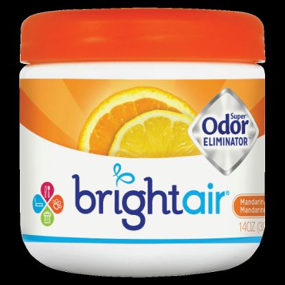 Picture of BRIGHT Air Super Odor Eliminator Gel, 14 Oz., Mandarin Orange & Fresh Lemon