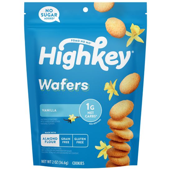 Picture of High Key Vanilla Wafers, 2 Oz, Case Of 6 Bags