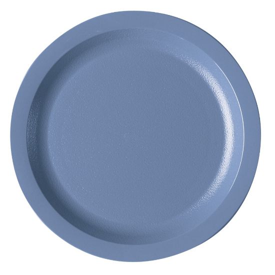 Picture of Cambro Camwear Round Dinnerware Plates, 7-1/4in, Slate Blue, Pack Of 48 Plates