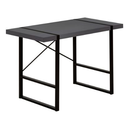 Picture of Monarch Specialties Randy 49inW Computer Desk, Gray/Black