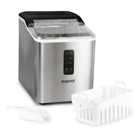 Picture of Igloo Automatic Self-Cleaning 26 Lb Ice Maker, Silver