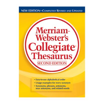 Picture of Merriam-Websters Collegiate Thesaurus 2nd Edition