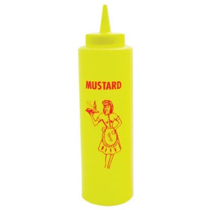 Picture of Tablecraft Mustard Squeeze Bottle, 12 Oz, Yellow