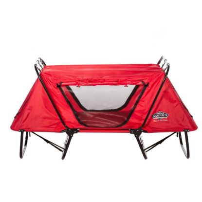 Picture of Kamp-Rite Kids Cot With Rainfly, 35inH x 69inW x 27-1/2inD, Red