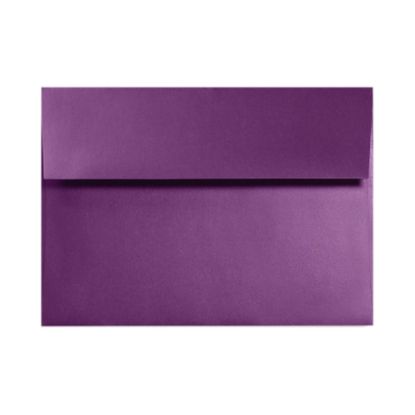 Picture of LUX Invitation Envelopes, #4 Bar (A1), Gummed Seal, Purple Power, Pack Of 500