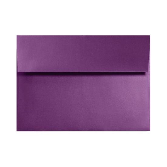 Picture of LUX Invitation Envelopes, #4 Bar (A1), Gummed Seal, Purple Power, Pack Of 500