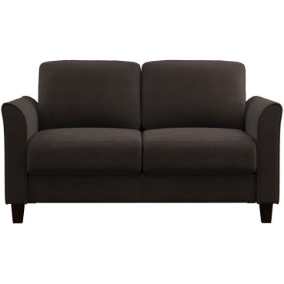 Picture of Lifestyle Solutions Winslow Loveseat with Curved Arms, Coffee