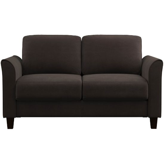 Picture of Lifestyle Solutions Winslow Loveseat with Curved Arms, Coffee