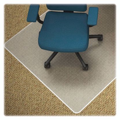 Picture of Lorell Rolled Low Pile Studded Chair Mat, 36in x 48in, Standard Lip