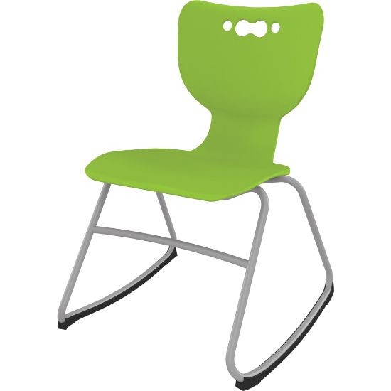 Picture of MooreCo Hierarchy Armless Rocker Chair, 16in Seat Height, Green