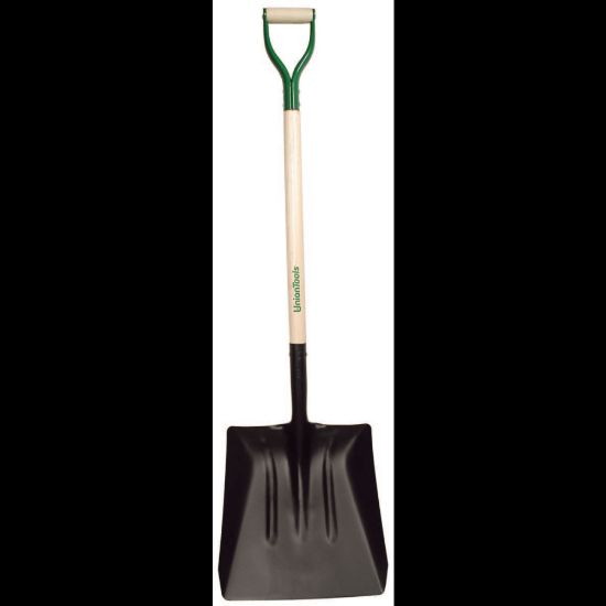 Picture of UnionTools Street Shovel with White Ash D-Handle, 14-1/2in W Blade