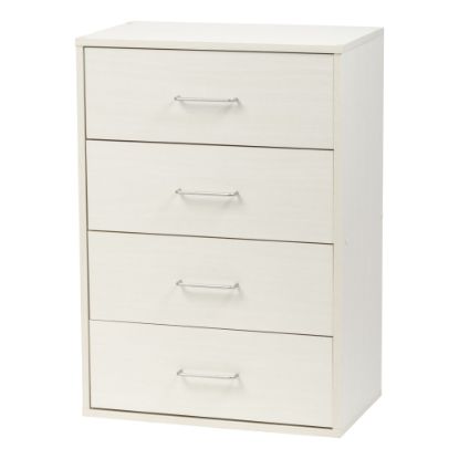 Picture of IRIS 4-Drawer Dresser, 32-15/16inH x 23-1/4inW x 13-13/16inD, Off White