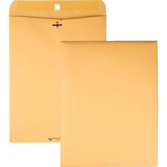 Picture of Quality Park Envelopes, 10in x 13in, Clasp Closure, Brown, Box Of 100, QUA37797