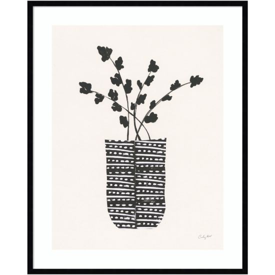 Picture of Amanti Art Shadow Vessel I by Courtney Prahl Wood Framed Wall Art Print, 33inW x 41inH, Black