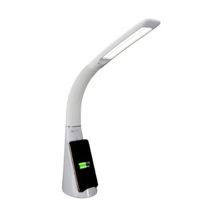 Picture of OttLite Wellness Series Purify LED Sanitizing Desk Lamp With Wireless Charging