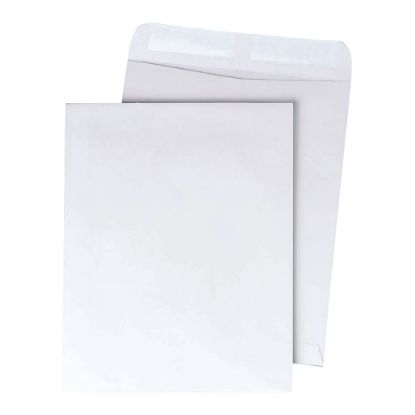 Picture of Quality Park Catalog Envelopes With Gummed Closure, 9in x 12in, White, Box Of 250