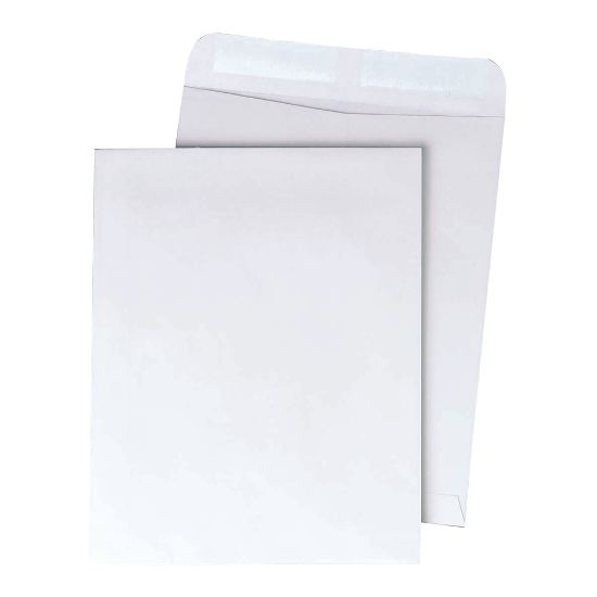 Picture of Quality Park Catalog Envelopes With Gummed Closure, 9in x 12in, White, Box Of 250