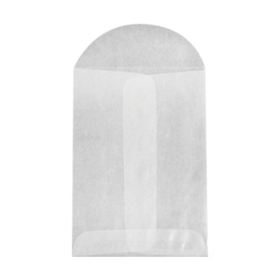 Picture of LUX Open-End Envelopes, 3in x 4 1/2in, Flap Closure, Glassine, Pack Of 50