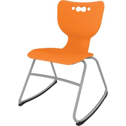 Picture of MooreCo Hierarchy Armless Rocker Chair, 16in, Orange